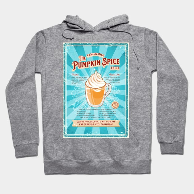 Vintage Pumpkin Spice Latte Hoodie by Mia_Valdez